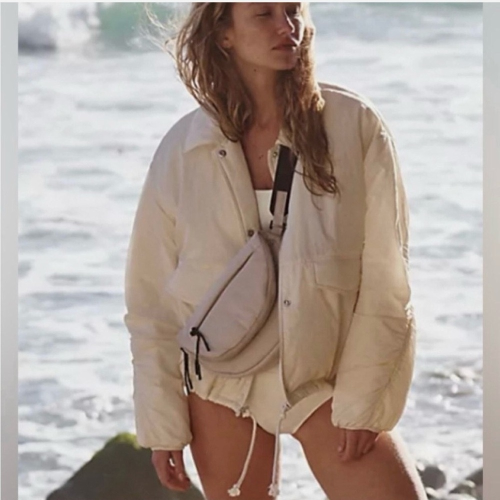 Free People Movement, Off the Bleachers Coaches Jacket, size XS - Picture 5 of 13